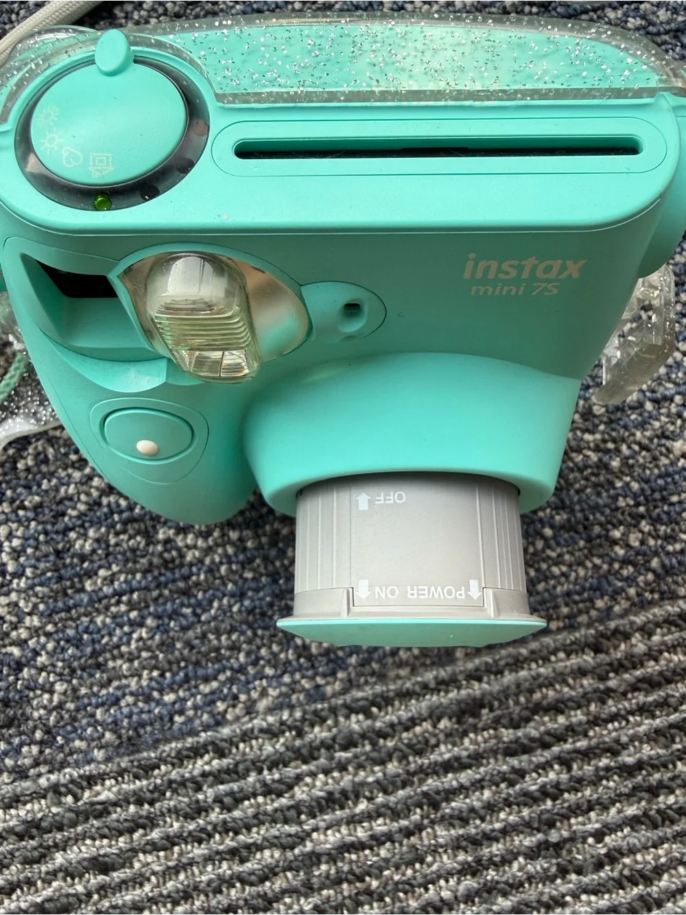Fujifilm instax mini 7S Instant Camera - Seafoam green/blue